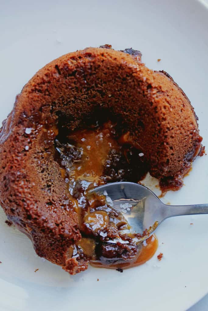 Salted Caramel Lava Cakes