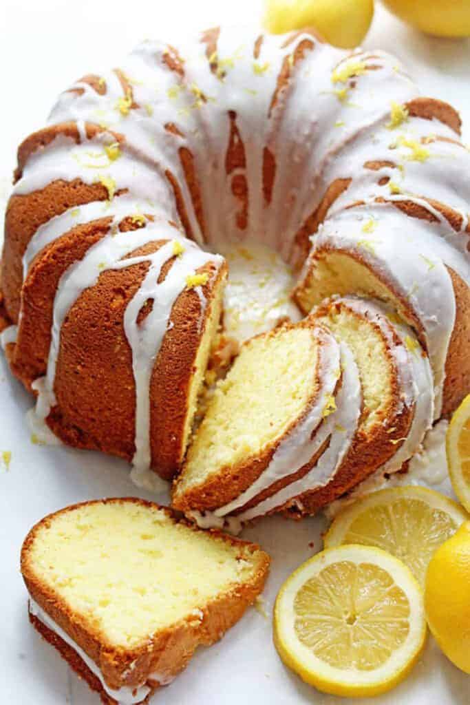 Image result for lemon pound cake
