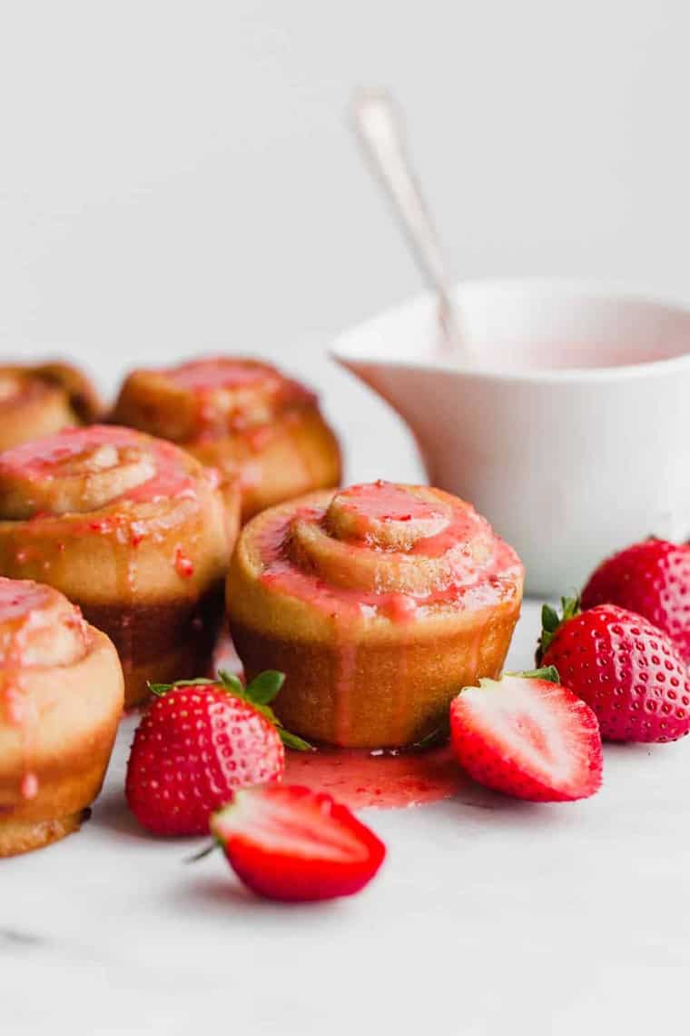 Strawberry Butter Rose Buns Grandbaby Cakes