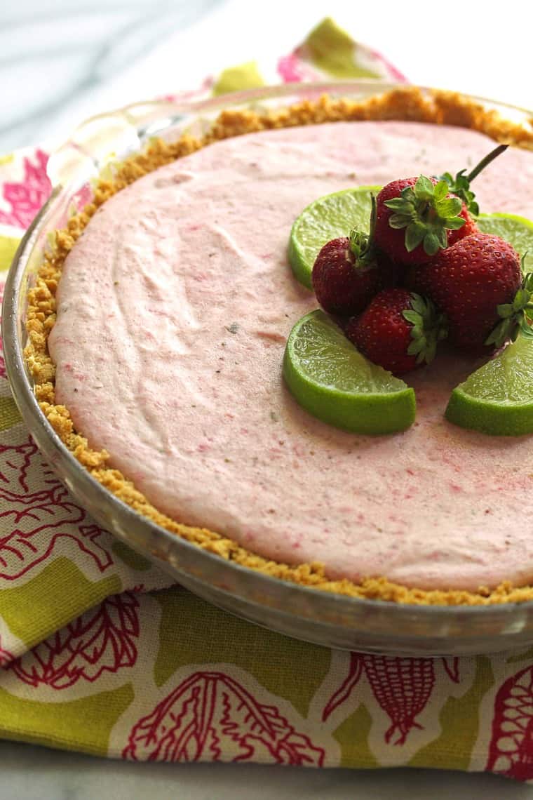 strawberry margarita pie