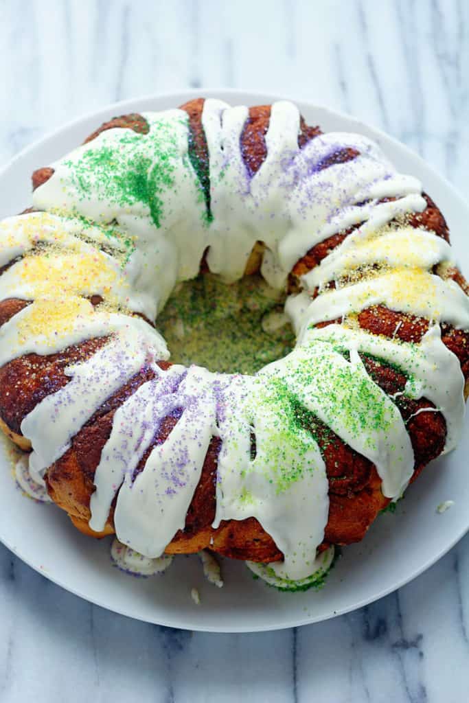 Mardi Gras King Cake - Grandbaby Cakes
